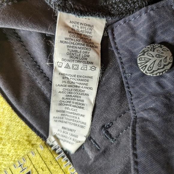 Navy prana cargo pants - 6 pocket size 6 - Picture 6 of 6